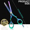 Hairdressing Barber Salon Scissors 5.5''Hair Thinning Multi Color Scissors Sharp