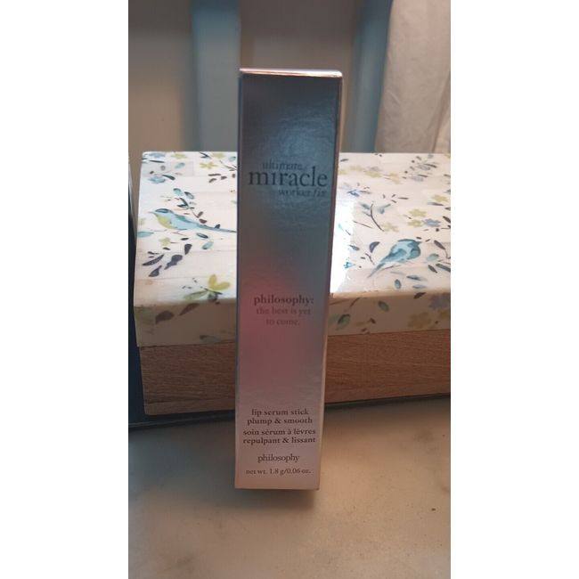 Philosophy Ultimate Miracle Worker Fix Lip Serum Stick New In Box