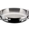 Alessi AM42 Tegamino Egg pan with Two Handles, Multiply, Silver
