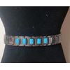 Magnetic & Copper Bracelet Healing Therapy Adjustable Unisex Silver & Turquoise
