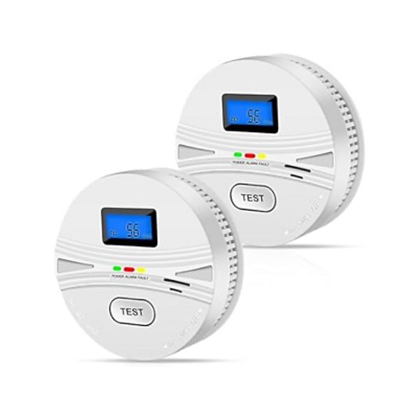 LEMONTAIL 2 Pack Smoke and Carbon Monoxide Detector