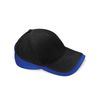 Beechfield B171 Teamwear Competition Cap - Black/Yellow