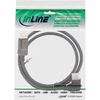 InLine® DisplayPort 1.4 Cable, 8K4K, Right Angled, Black/Gold, 3 m