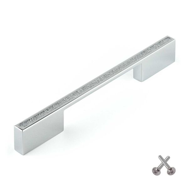 Glitter BAR Kitchen Cabinet Door Handle Cupboard Drawer Bedroom furniture handle 160/192mm