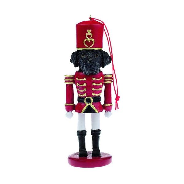 E&S Pets 35358-21 Black Labrador Retriever NutcrackerSoldier Dogs Ornament