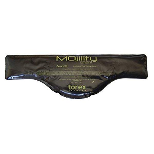 Torex Mojility - Hot and Cold Therapy Flat Pack - Reusable Gel Ice Pack (Cervical Black 2 x 6.5).