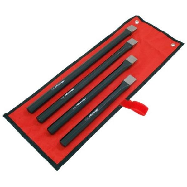 Cold Chisel Set 4pc 10-12-14-16in. With Pouch