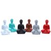 Beespoke Gifts 6 x Matt Mini Buddha (Assorted Colours)