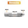 sourcing map American Type Front Rear Bumper Tow Hook Bar Screw Adapter