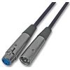 XLR Patch Lead, 1M, Black, HDMI Cables, Qty X 1 | AV21112