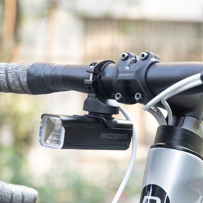 ROCKBROS Bicycle Front Light 1000 Lumen Cycling Gopro Mount USB Bike  Headlight