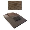 Granulated Light Brown Plain in-line Roof Tile Ventilator & Pipe Adapter