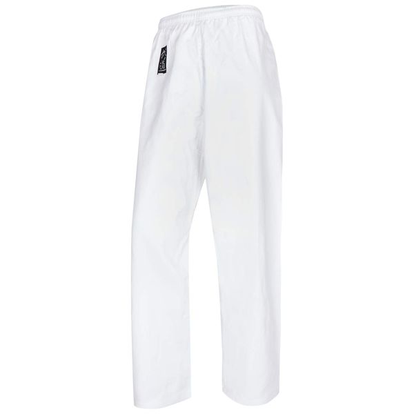 Bay Basic Trousers, White, Karate Trousers, 8 UZ, XXXS - XXL, 100% Cotton, Martial Arts, Karate, Cotton, BW, Martial Arts Trousers, Budo Training Trousers, Cotton Trousers, White