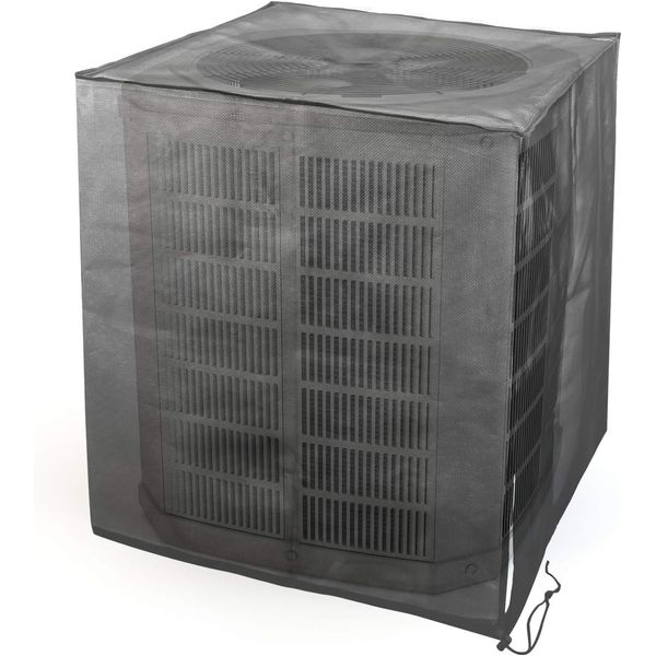 Full Mesh Central Air Conditioner Cover, All Seasons Mesh Air Conditioner Leaf G