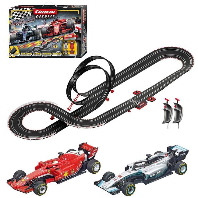 Carrera GO!!! 62482 Speed Grip Electric Slot Car Racing Track Set 1:43 Scale