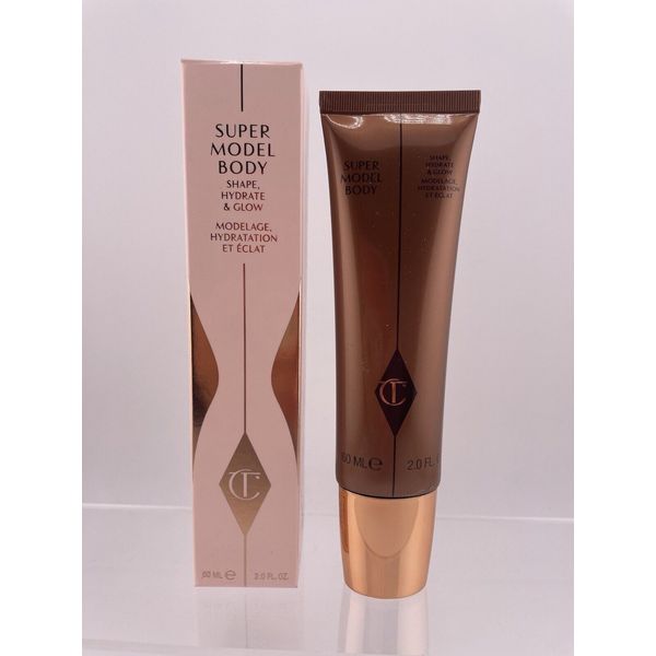 Charlotte Tilbury Super Model Body Shape Hydrate And Glow Full Size New