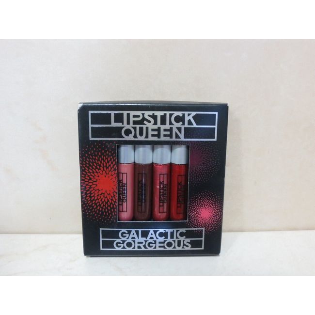 LIPSTICK QUEEN GALACTIC GORGEOUS 4 PC LIP GLOSS SET BOXED