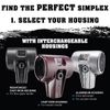 Halder 3026050 50 mm 3026 Rubber/Plastic "Simlpex" EH Soft-Face Mallet - Multi-Colour