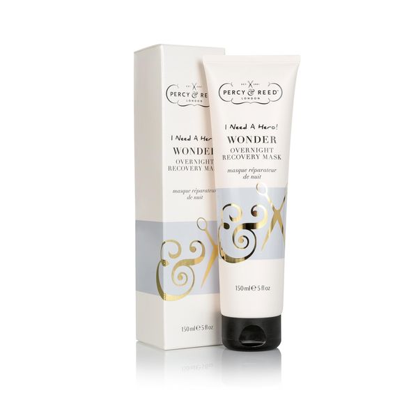 Percy & Reed I Need A Hero! Wonder Overnight Recovery Mask - Transforms Dull Tired Hair with Deep Moisture & Nourishment. Free from Sulphates, Parabens & Gluten. Vegan Friendly - 150ml