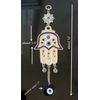 Turkish Blue Evil Eye Hamsa Hand Wall Hanging Amulet Blessing Gift C11