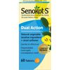 -S Dual Action 60 Tablets, Natural Vegetable Laxative Ingredient plus Stool Soft