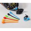 ToolTreaux 24pc Reusable Kitchen Food Grade Silicone Zip Ties, Multicolored