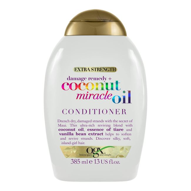 ogx yıpranma karşıtı coconut miracle oil saç bakım kremi 385 ml