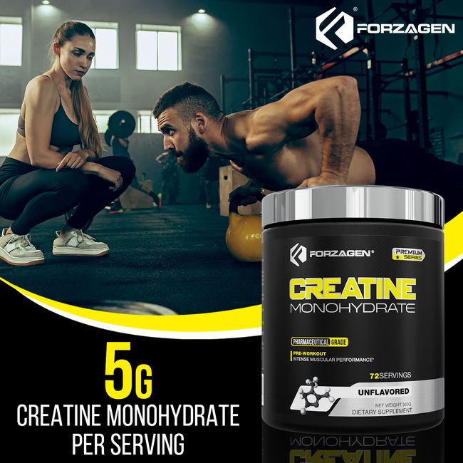 Creatine Monohydrate Powder 5G - Premium Creatine Supplement for Muscle  Growth