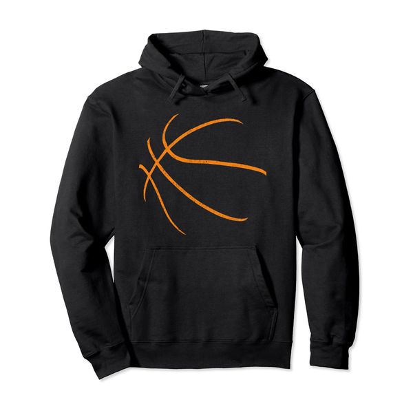 Basketball Silhouette Bball Player Coach Sports Baller Gift Pullover Hoodie