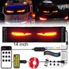 APP Truck Windshield Cars Devil Eyes Light Remote Smart Eye Lamp Soft Screen USB
