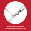 SPARES2GO Universal Oven Shelf Adjustable Extendable Locking Nut Grill 590mm (Large)