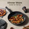 Ceramic Nonstick Cookware Set 19 Piece with Detachable Handle, Induction Dishwas