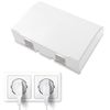 Plug Socket Covers, Universal Plug Socket Cover, Childproof Electrical Outlet & Plug Cover Box with Waterproof Splashes, Ideal for Home, School and Nurseries