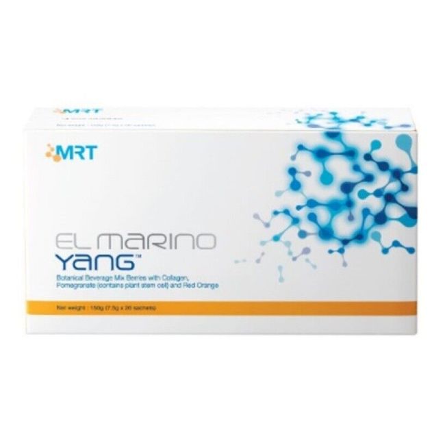 4 x ELKEN : EL Marino Yang Stem Cell Renewal Whitening ( 40s ) FREE 20 Sachets