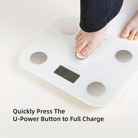 1pc Smart Digital Body Weight & Fat Scale, Bathroom Smart Weight