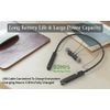 JINGHAO Hearing Amplifier Aids 80H Use, Noise Cancelling, USB Rechargeable