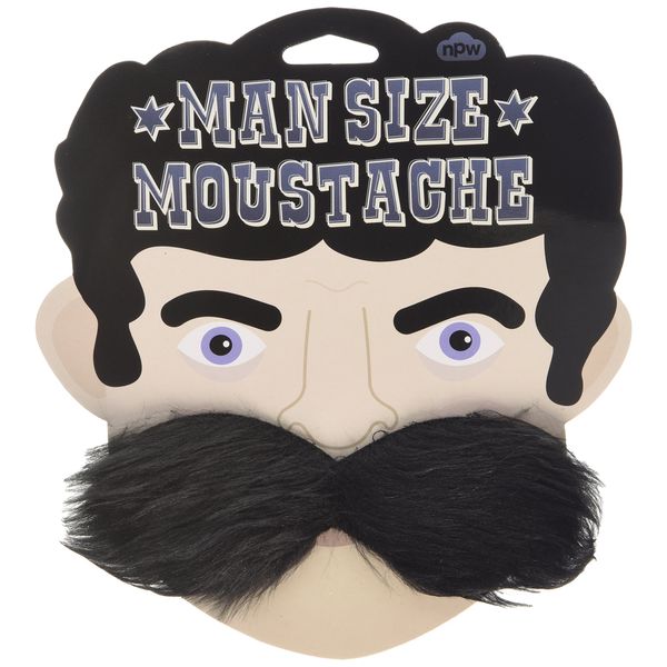 NPW Man Size Moustache (Black)