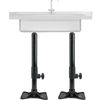 Undermount Sink Brackets, 2PCS Adjustable Brackets Undermount Sink Support, Stainless Steel Repair Kit Support System for Undermount Sink