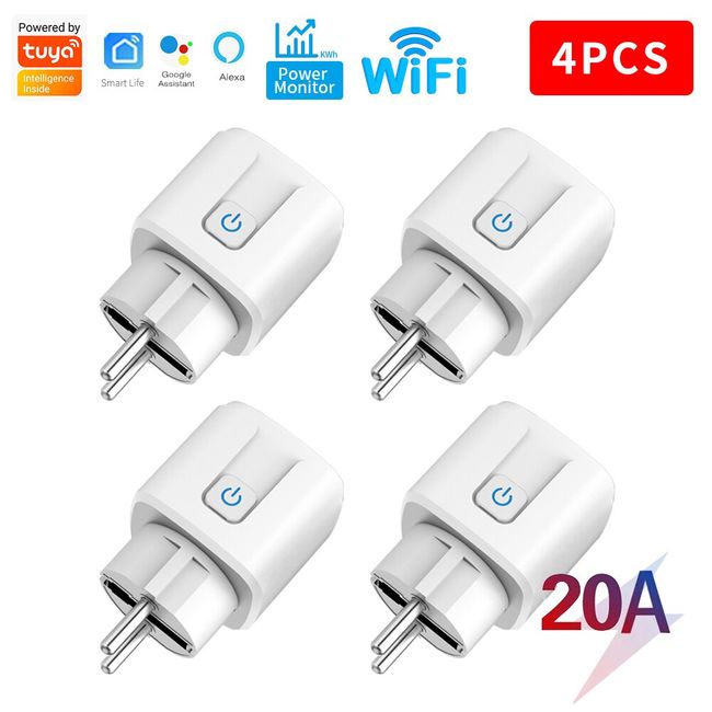 Smart Plug WiFi Socket EU 16A/20A With Power Monitor Timing