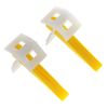 Create idea Tile Leveling Plastic Spacers Tiling Tools 100Pcs Clips + 100Pcs Wedges for Wall Stone Floor Tile System