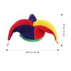 NUOLUX Multicolor Costume Jester Clown Mardi Gras Hat