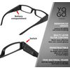 Yogo Vision Reading Glasses with Light Bright LED Lighted Magnifier Nightime