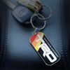 Plasticolor 004591R01 Toyota Racing Development TRD Stripes Enamel Key Chain