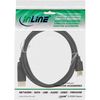 InLine 17187 DisplayPort zu HDMI Konverter Kabel, schwarz, 0,3m
