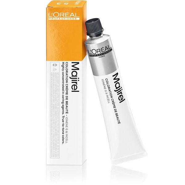 L'Oréal Professionnel Majirel Hair Colour, 8.30, Light Blonde, Intensive Gold, 50 ml