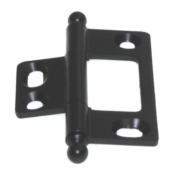 Hafele Non-Mortise Solid Brass Butt Hinge Black Ball Tip 351.95.382