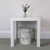 JVL Small Marble Waste Paper Bin, Set of 2