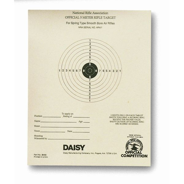 Daisy 990408-810 5-Meter BB Targets, Multi