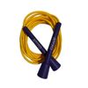 Ampro Zoom Adjustable Speed Skipping Rope 11ft - Jump Rope - Skip - Skill - Training - Exercise (Purple/Yellow)