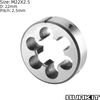 Burkit Metric M22 Round Threading Die, M22 x 2.5 Machine Thread Die Right Hand